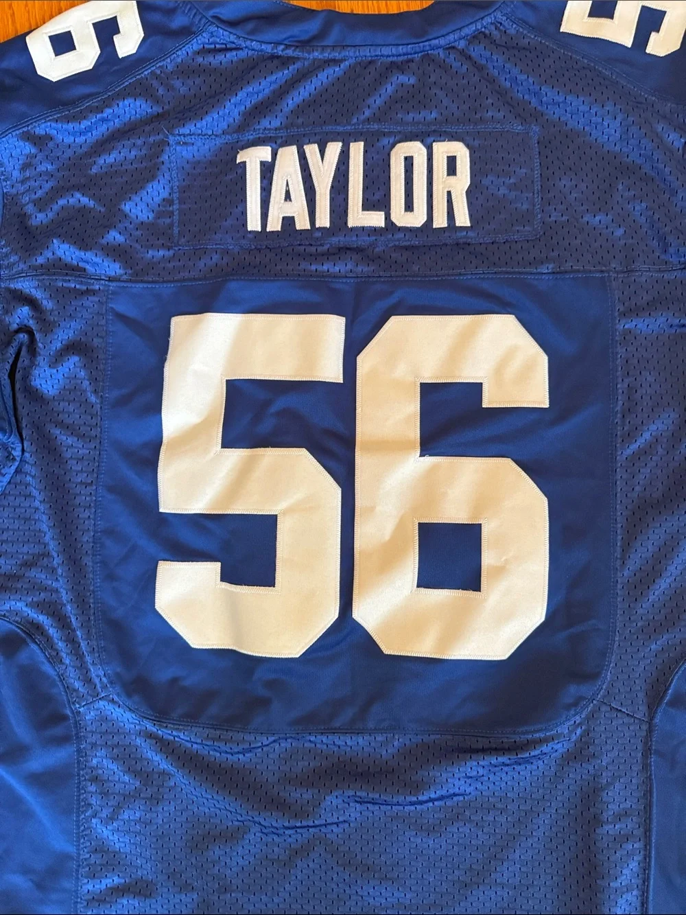 Nike‎ Blue New York Giants #56 Taylor Football Jersey Size TTTG 3XL